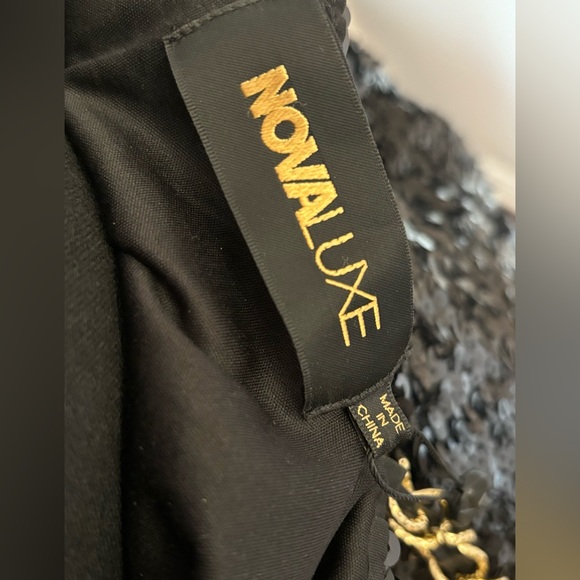 Madeline Black Sequin Fashion Nova Dress - Picture 5 of 6